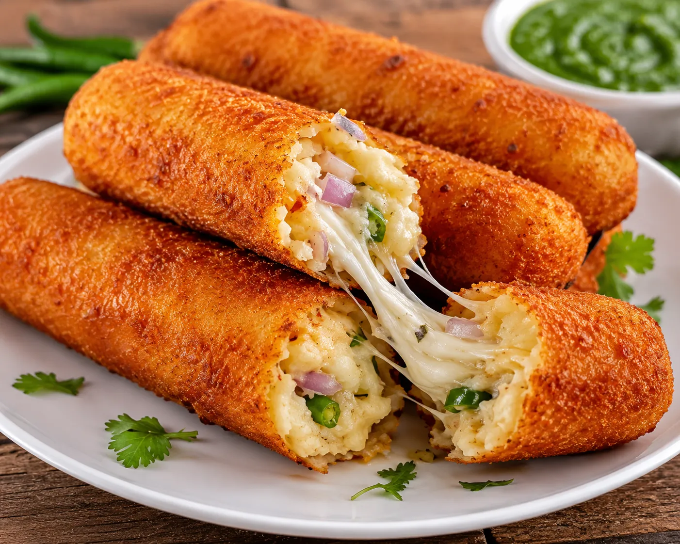 চিজি ক্রাঞ্চি ব্রেড রোল