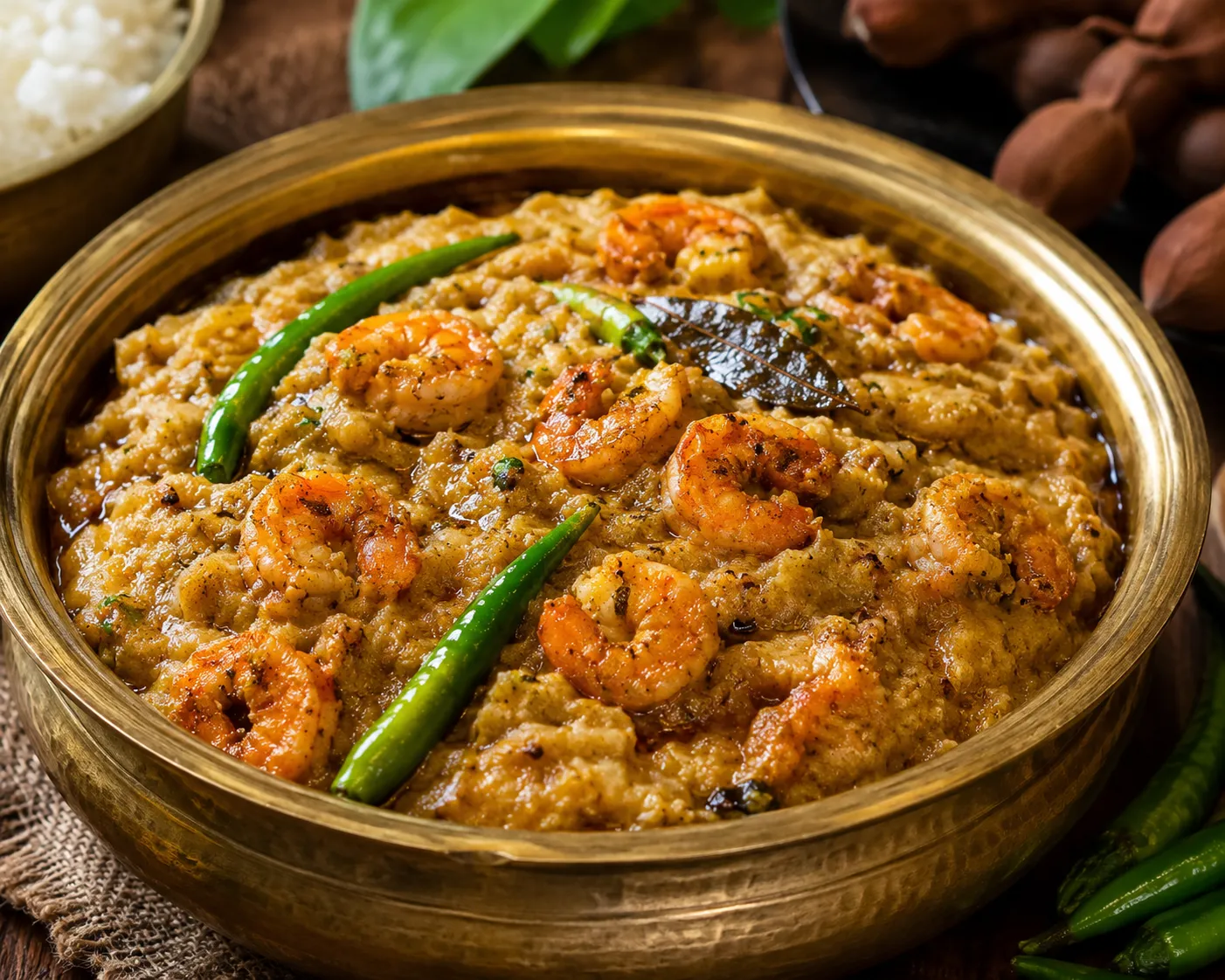 ওল তেঁতুলের চিংড়ি মাখানি